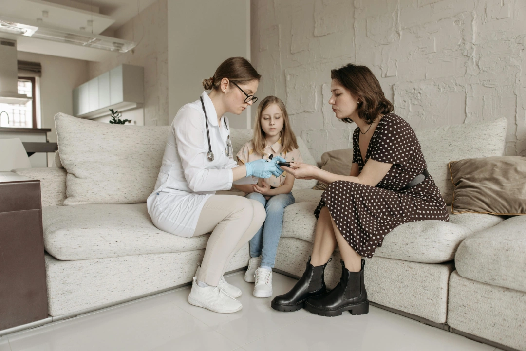 Blood sugar screening and health check required for a certified same day dot physical houston appointment.