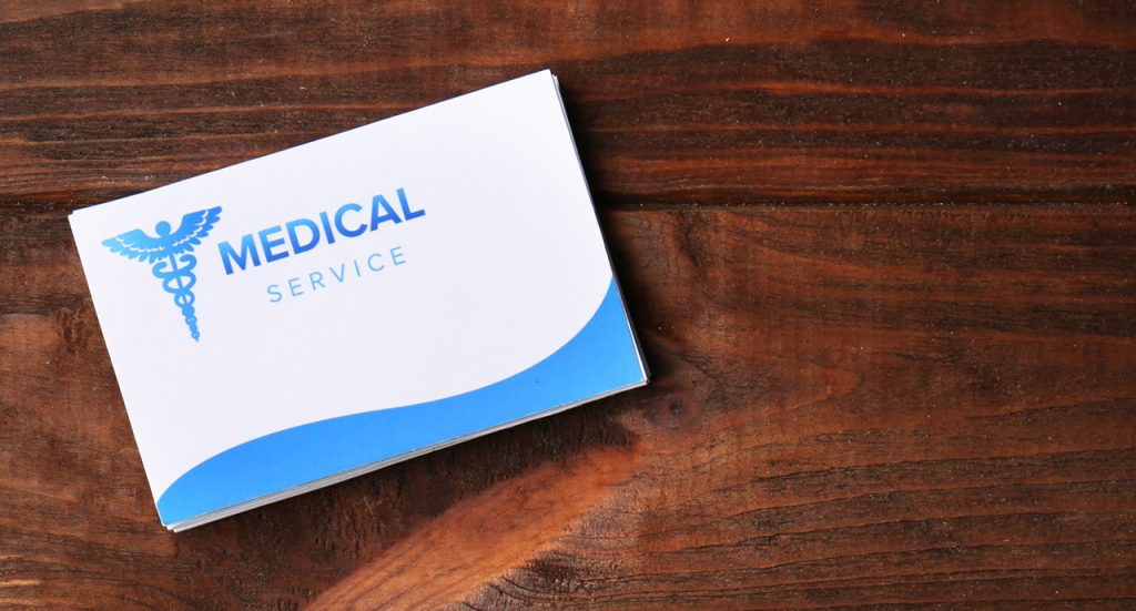 A professional service card detailing requirements for a cdl medical card houston and DOT physical exam services.