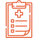 Our clinician reviewing patient medical history for complete CDL DOT Physical Houston compliance and driver safety.