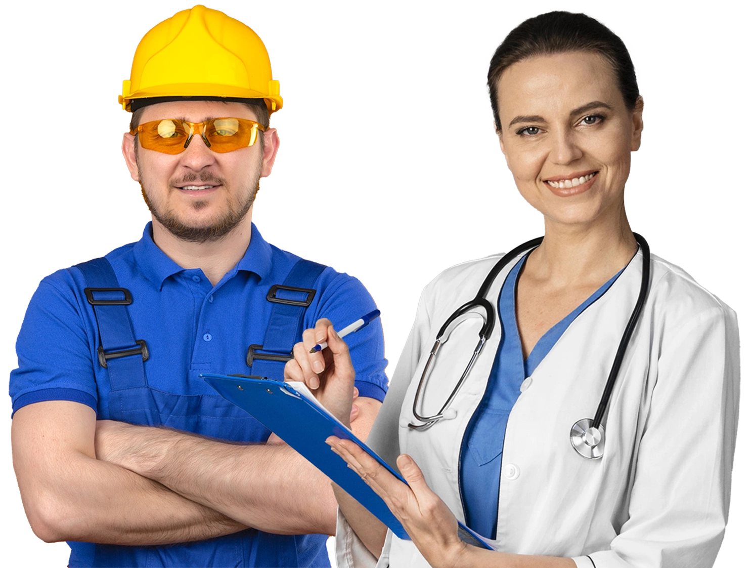 A medical examiner consults with a commercial driver to complete a certified CDL DOT Physical Houston medical exam.