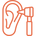 Specialist conducting a driver hearing exam as part of the required CDL DOT Physical Houston certification process.