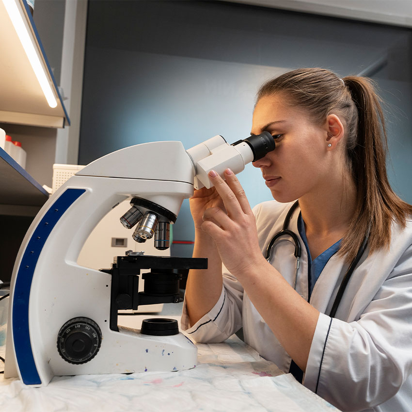 A clinical technician recording the official results of a certified Alcohol Test Houston TX for a local employer.